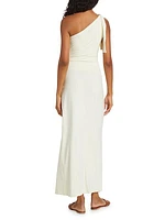 Knot Joy One-Shoulder Maxi Dress