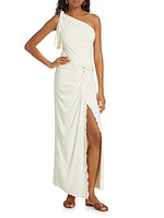 Knot Joy One-Shoulder Maxi Dress