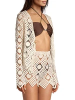 Nerea Crochet Cover-Up Top