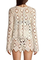 Nerea Crochet Cover-Up Top