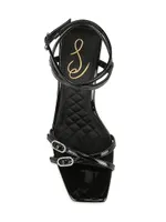 Trevin 90MM Strappy Leather Sandals