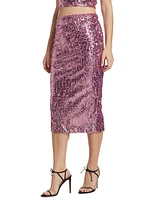 Sequined Pencil Skirt