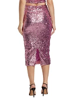 Sequined Pencil Skirt