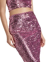 Sequined Pencil Skirt