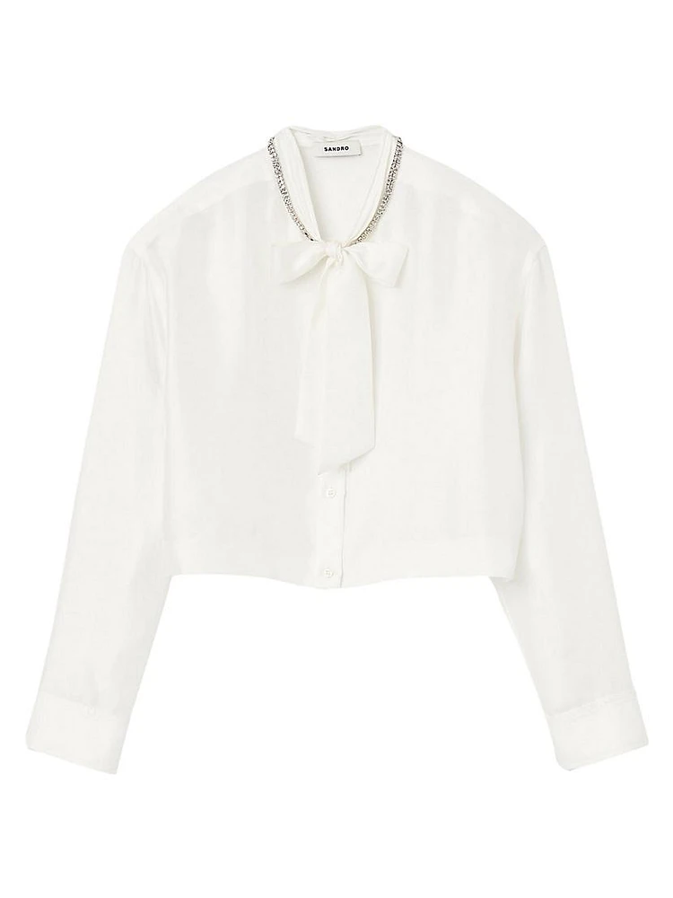 Short Silk Shirt