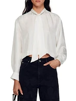 Short Silk Shirt