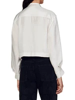 Short Silk Shirt