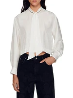 Short Silk Shirt