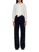 Short Silk Shirt