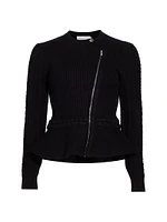 Andi Knit Peplum Jacket