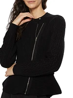 Andi Knit Peplum Jacket