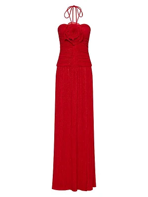 Samantha Ruched Organza Gown