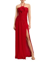 Samantha Ruched Organza Gown