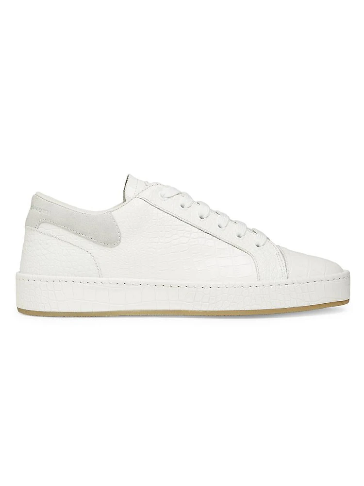 Brazilieiro Axia Embossed-Leather Sneakers