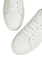 Brazilieiro Axia Embossed-Leather Sneakers