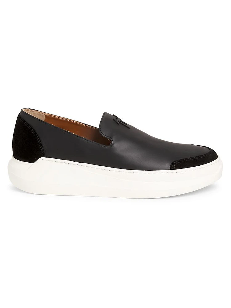 Kashton Leather Slip-On Sneakers