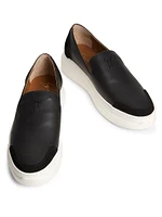 Kashton Leather Slip-On Sneakers