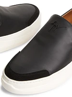 Kashton Leather Slip-On Sneakers