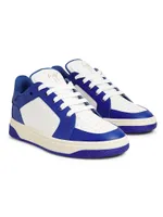 GZ94 Colorblocked Leather Low-Top Sneakers