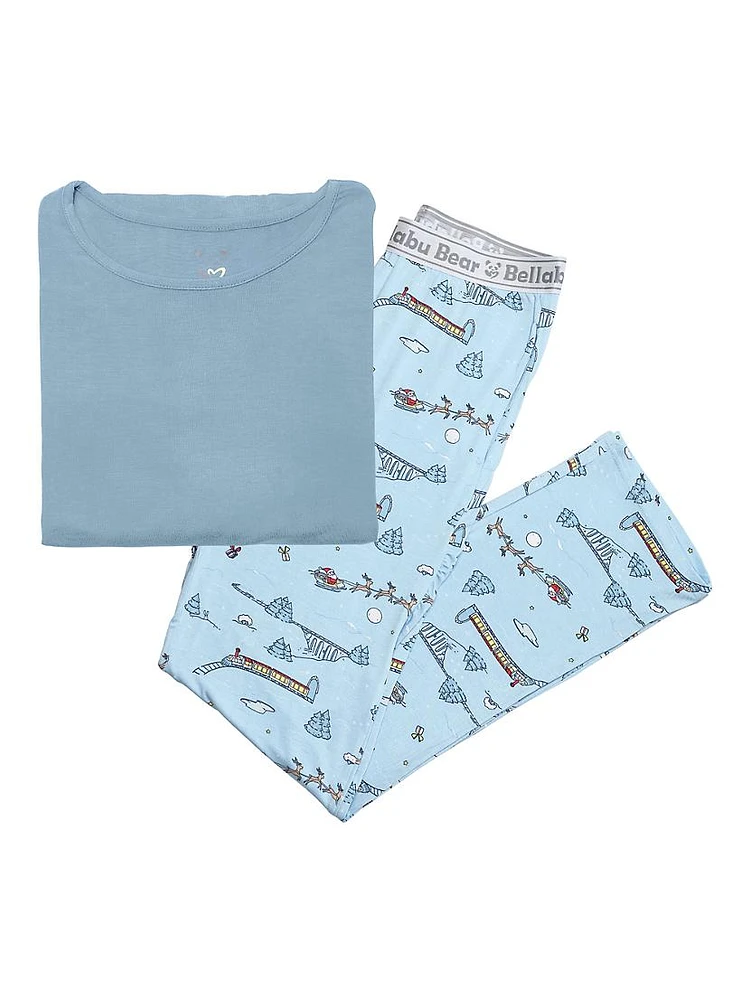 Polar Express Long-Sleeve Pajama Set