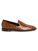 Goody Embossed Leather Loafers