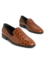 Goody Embossed Leather Loafers