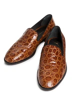 Goody Embossed Leather Loafers