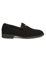 Imrham Logo-Detailed Suede Loafers