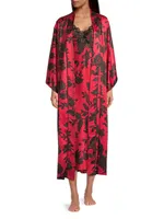 Mantilla Printed Dressing Gown