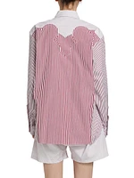 Striped Cotton Poplin Shirt