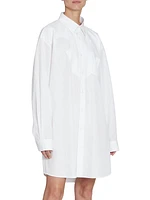 Long-Sleeve Cotton Shirtdress