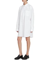 Long-Sleeve Cotton Shirtdress