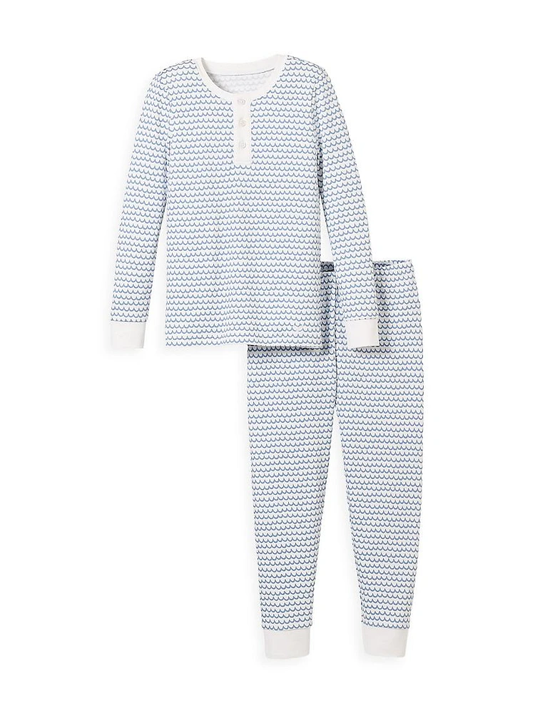 Little Kid's & 2-Piece Pima Cotton Pajama Set