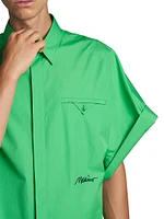 Signature Logo Button-Front Shirt