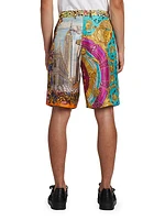 Scarf Silk Shorts