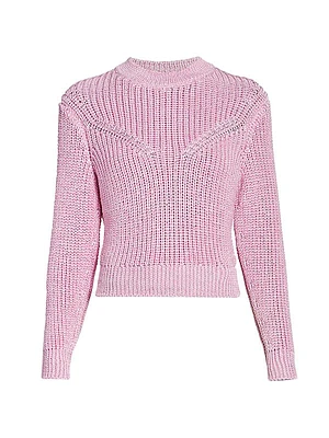 Yandra Knit Crewneck Sweater