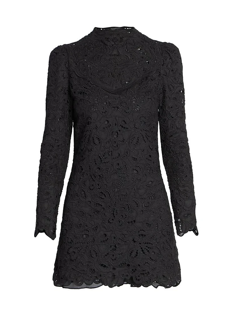 Daphne Embroidered Minidress