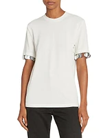 Embellished Cuff T-Shirt