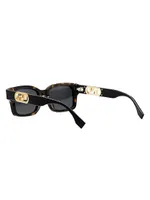 O'Lock 53MM Rectangular Sunglasses