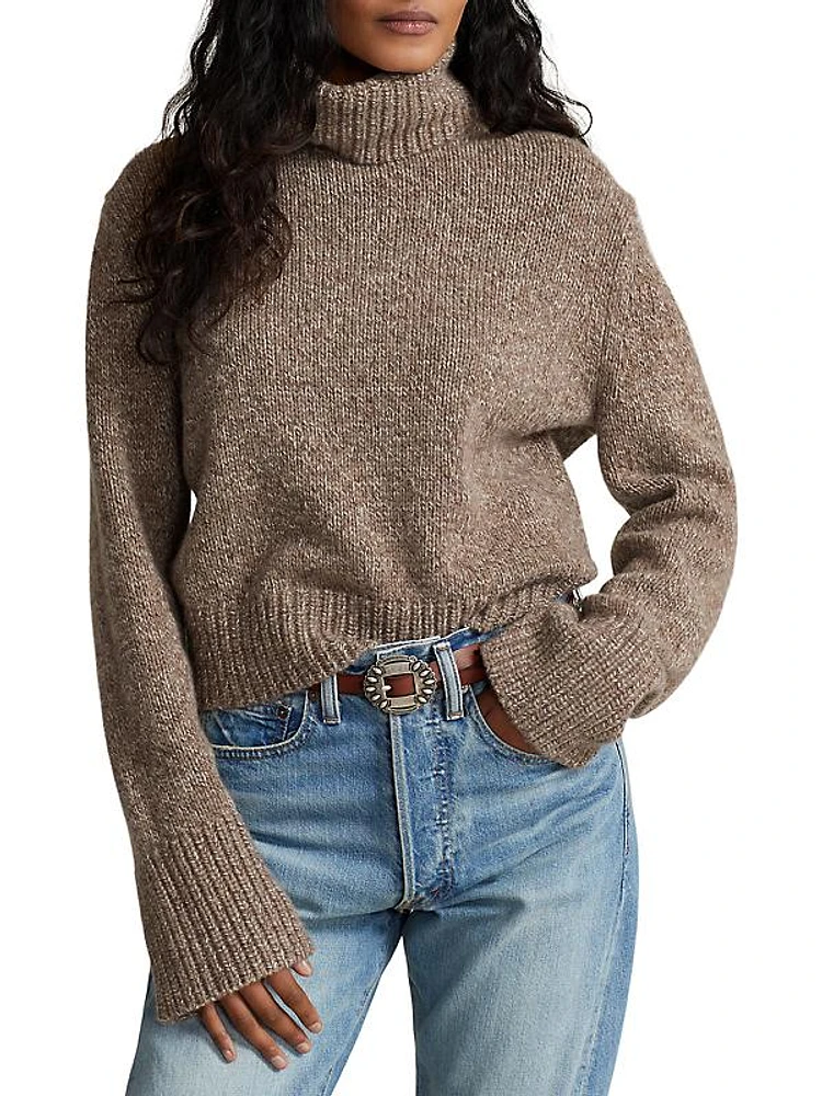 Wool & Cashmere Turtleneck Sweater