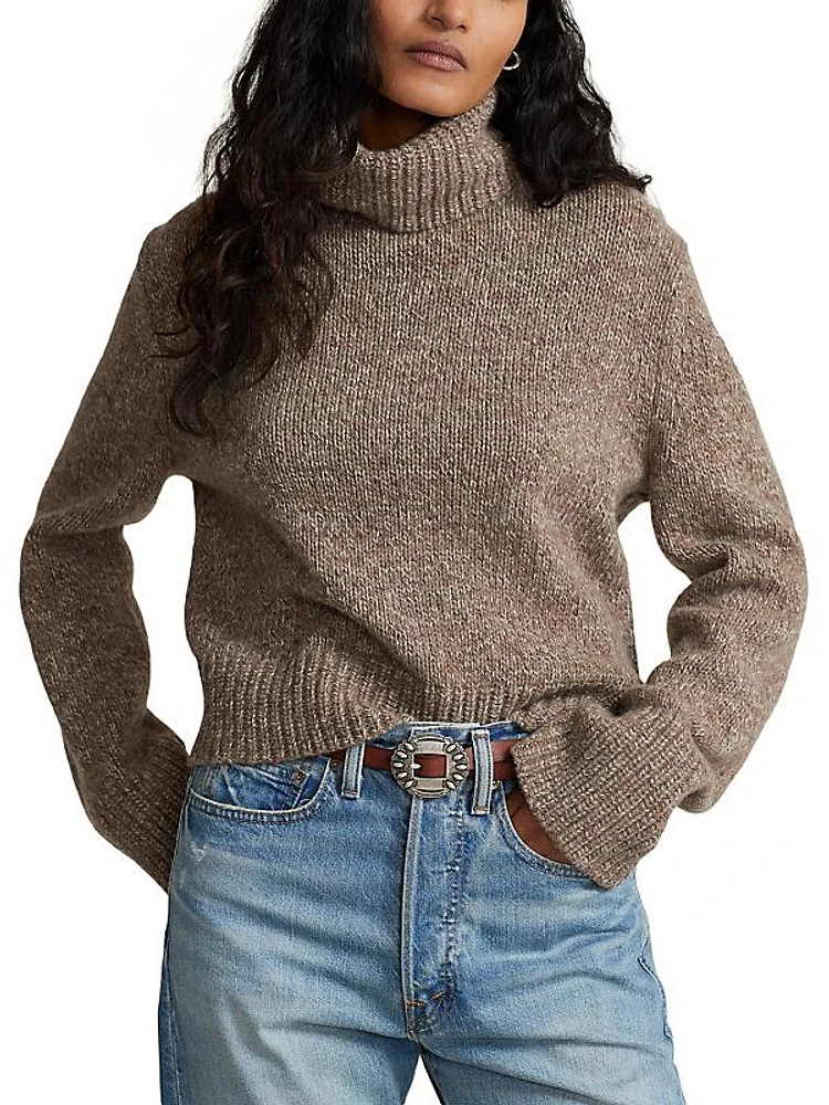 Wool & Cashmere Turtleneck Sweater