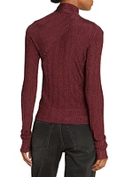 Asymmetric Tie-Neck Top