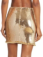 Sequined Miniskirt