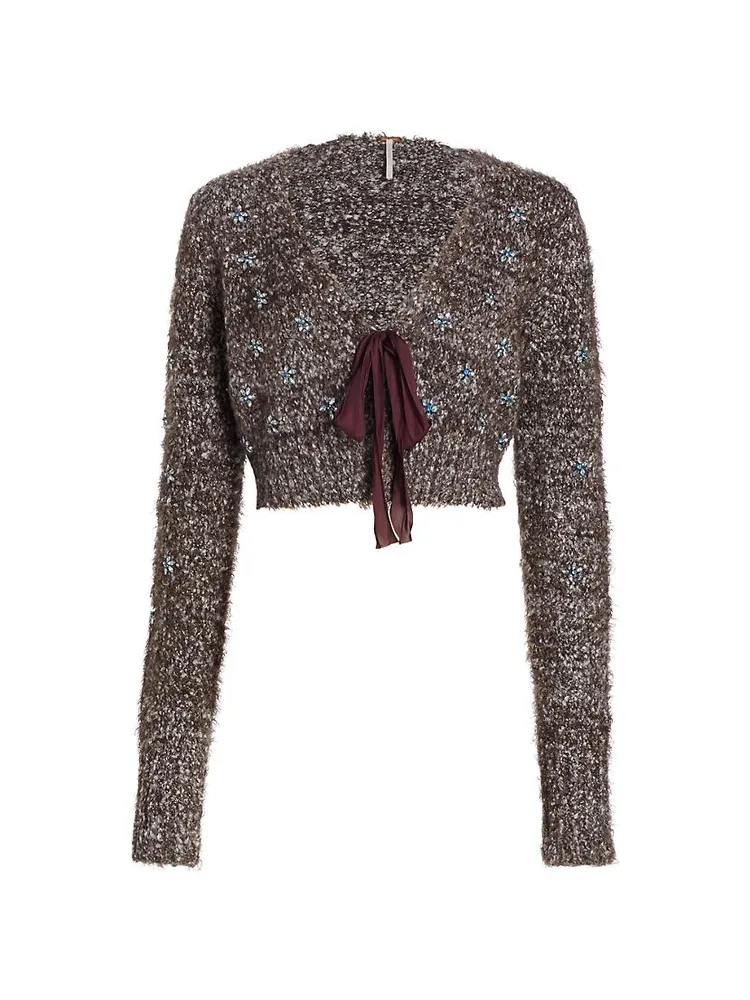 Twinkle Crystal-Embellished Cardigan