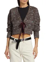 Twinkle Crystal-Embellished Cardigan