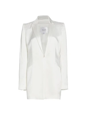 Leith Satin Bridal Blazer Dress