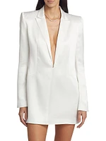 Leith Satin Bridal Blazer Dress