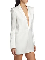 Leith Satin Bridal Blazer Dress