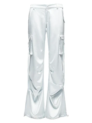 Lai Satin Cargo Pants