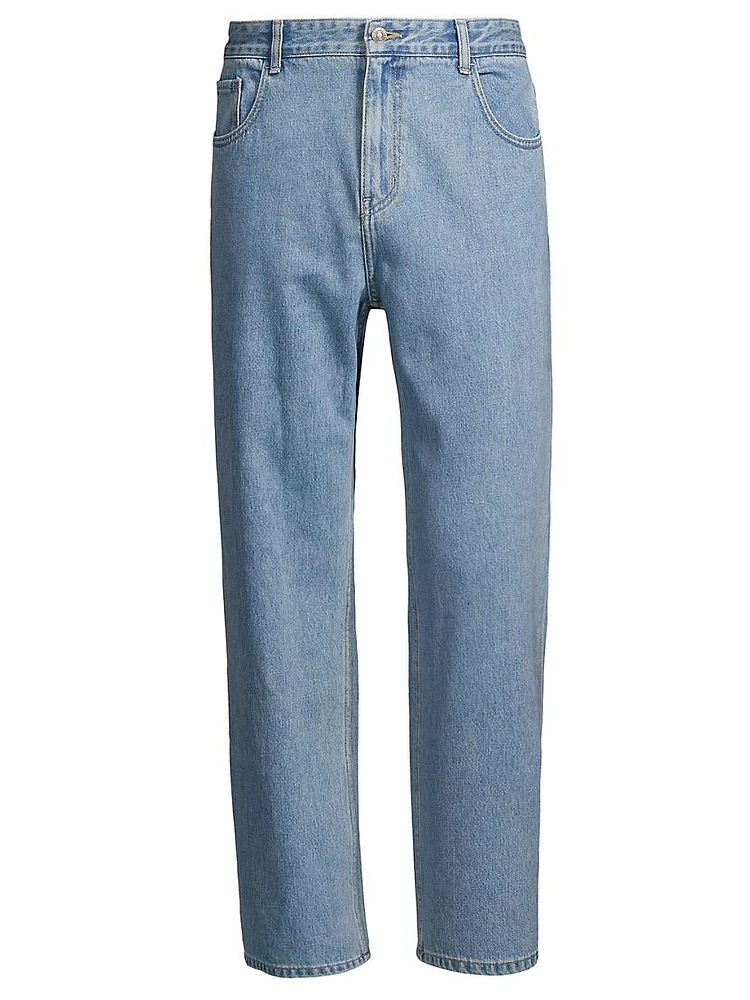 Wardrobe The City Five-Pocket Straight-Leg Jeans